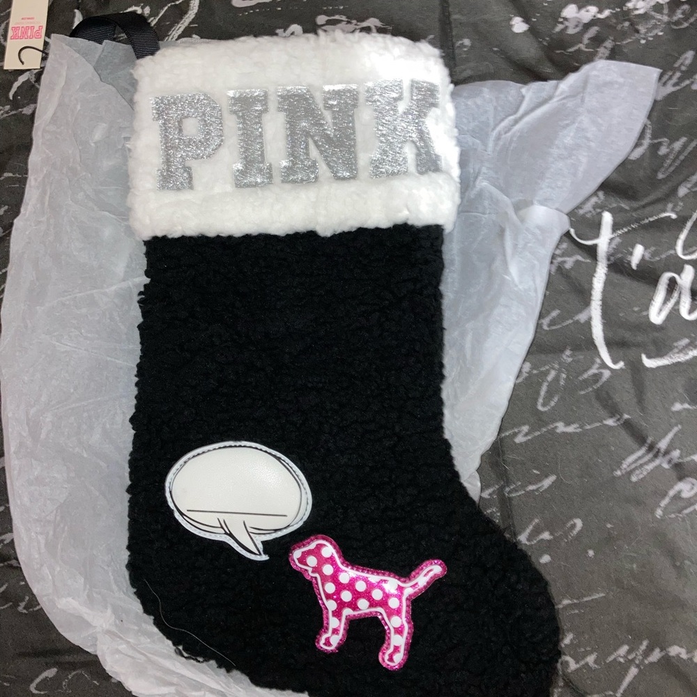 Victoria secret PINK Christmas stocking. Brand new